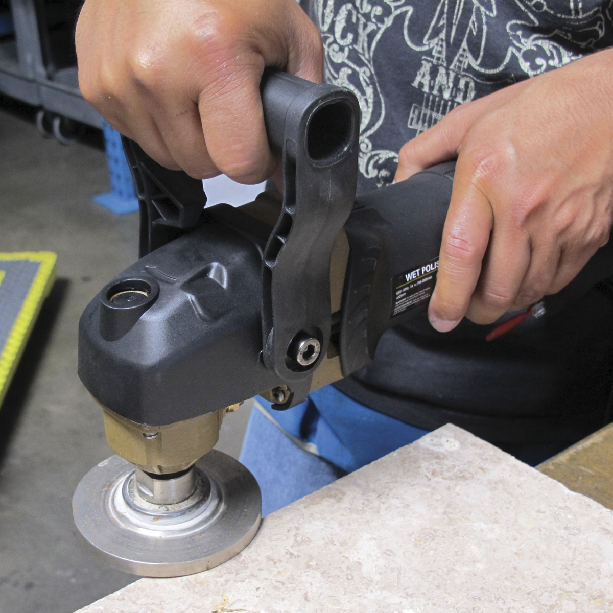 Variable Speed 5" Wet Polisher w/ Water Valve