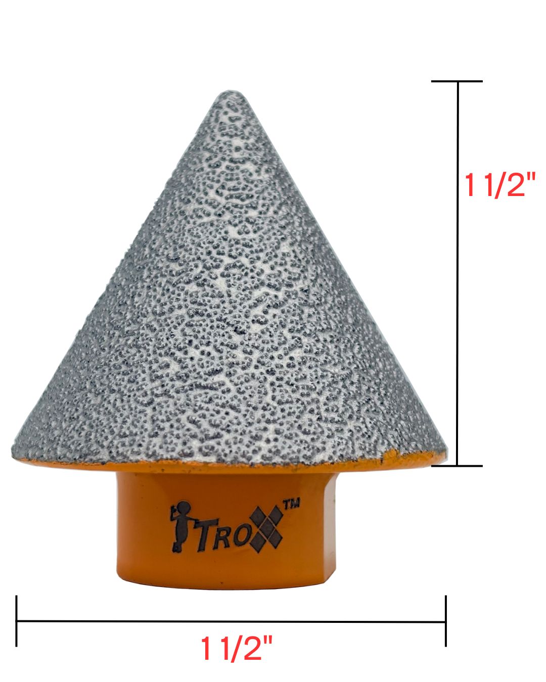 DIAMOND CONE MILLING BIT - 1 1/2" 38mm