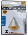 DIAMOND CONE MILLING BIT - 1 1/2" 38mm