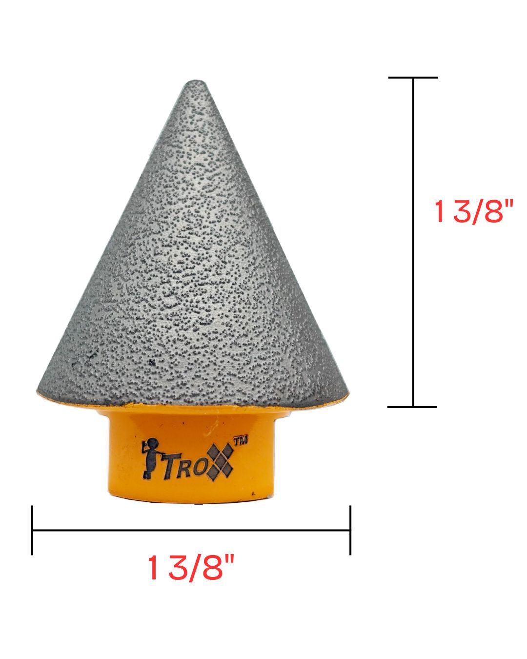 DIAMOND CONE MILLING BIT - 1 3/8" 35mm