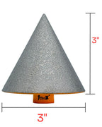 DIAMOND CONE MILLING BIT - 3" 75mm
