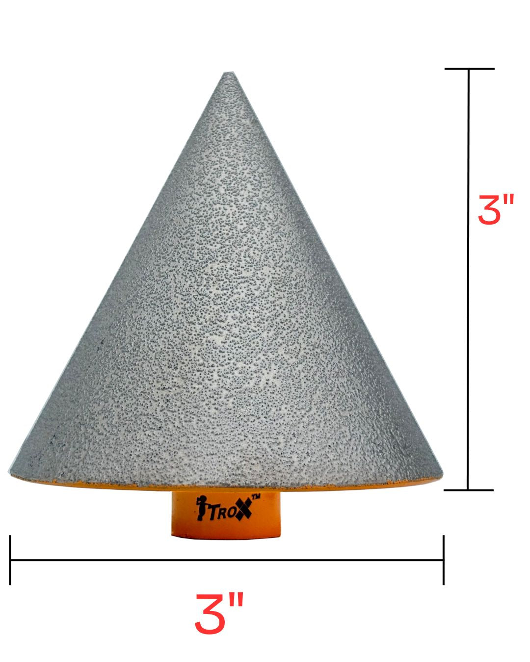DIAMOND CONE MILLING BIT - 3" 75mm