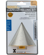 DIAMOND CONE MILLING BIT - 3" 75mm