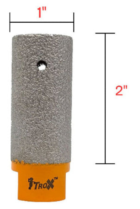 DIAMOND CYLINDER MILLING BIT - 1" 25mm