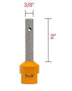 DIAMOND CYLINDER MILLING BIT - 3/8" 10mm