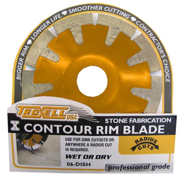 4.5" Diamond Contour Dish Rim Blade