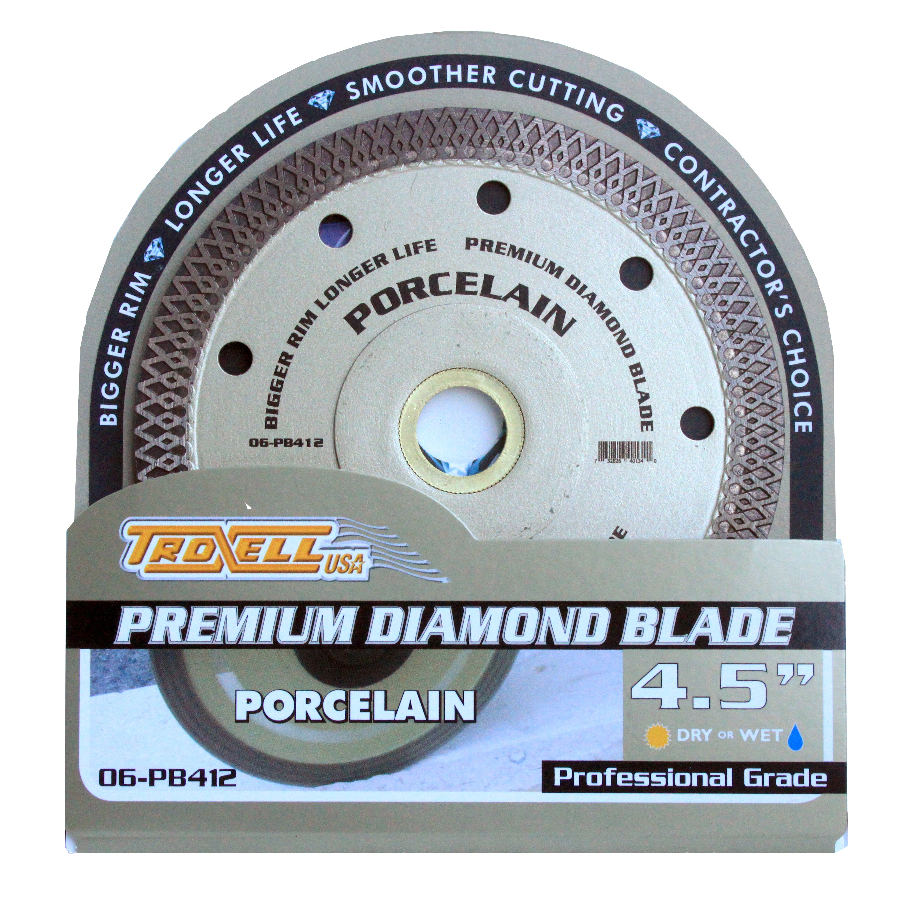Trox 4.5" Porcelain Fiber Mesh Blades