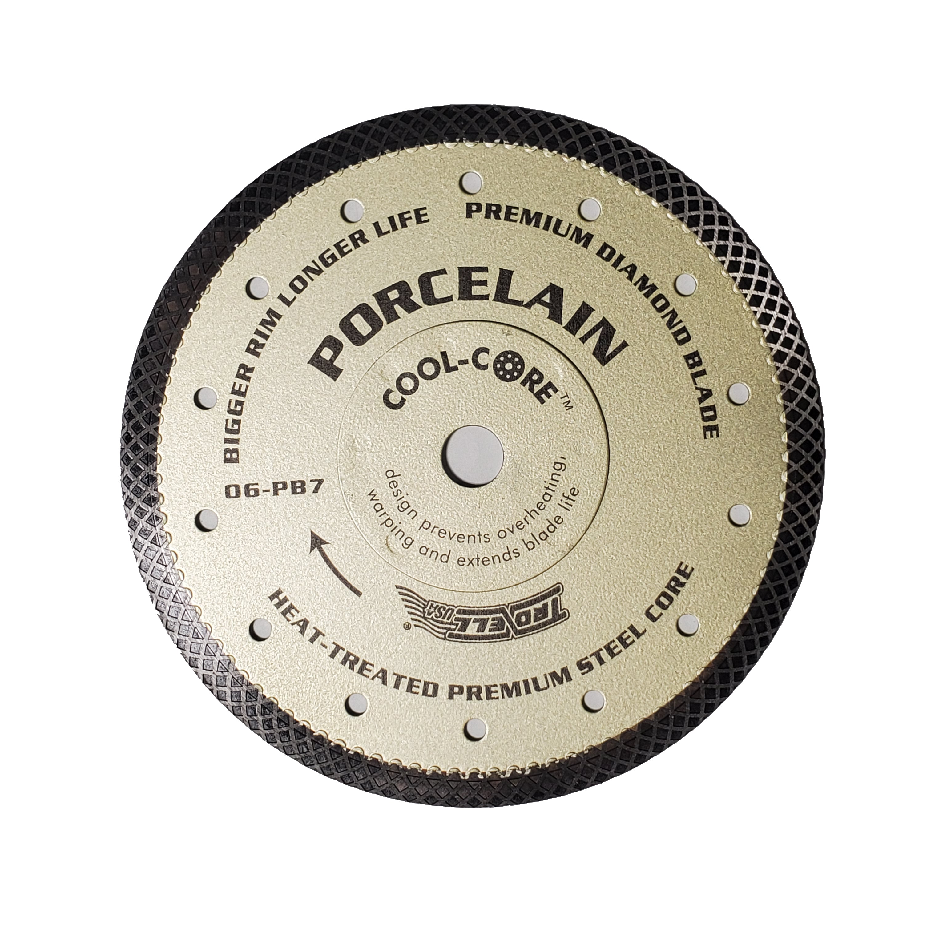 Trox 7" Porcelain Fiber Mesh Blades