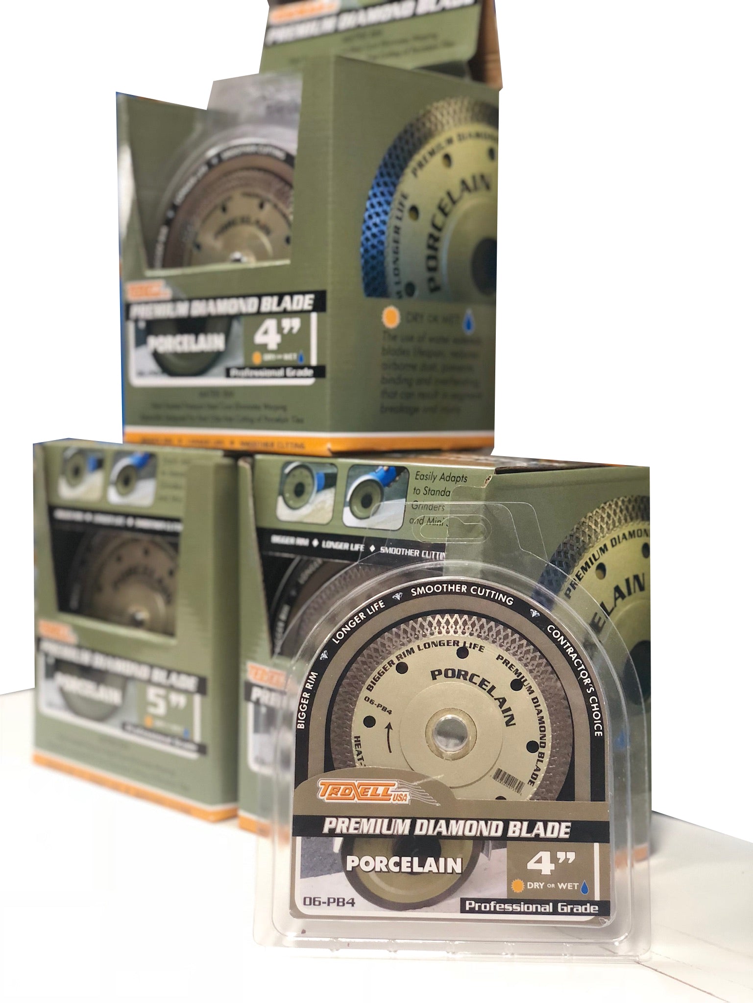 Trox 4" Porcelain Fiber Mesh Blades