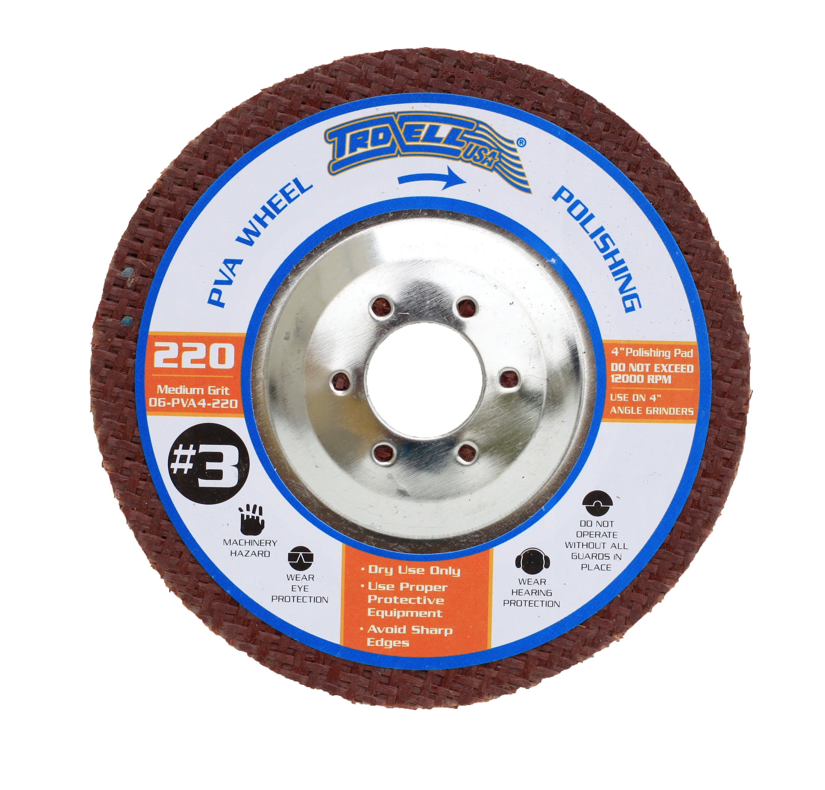 4" PVA Polishing Pad 220 Grit