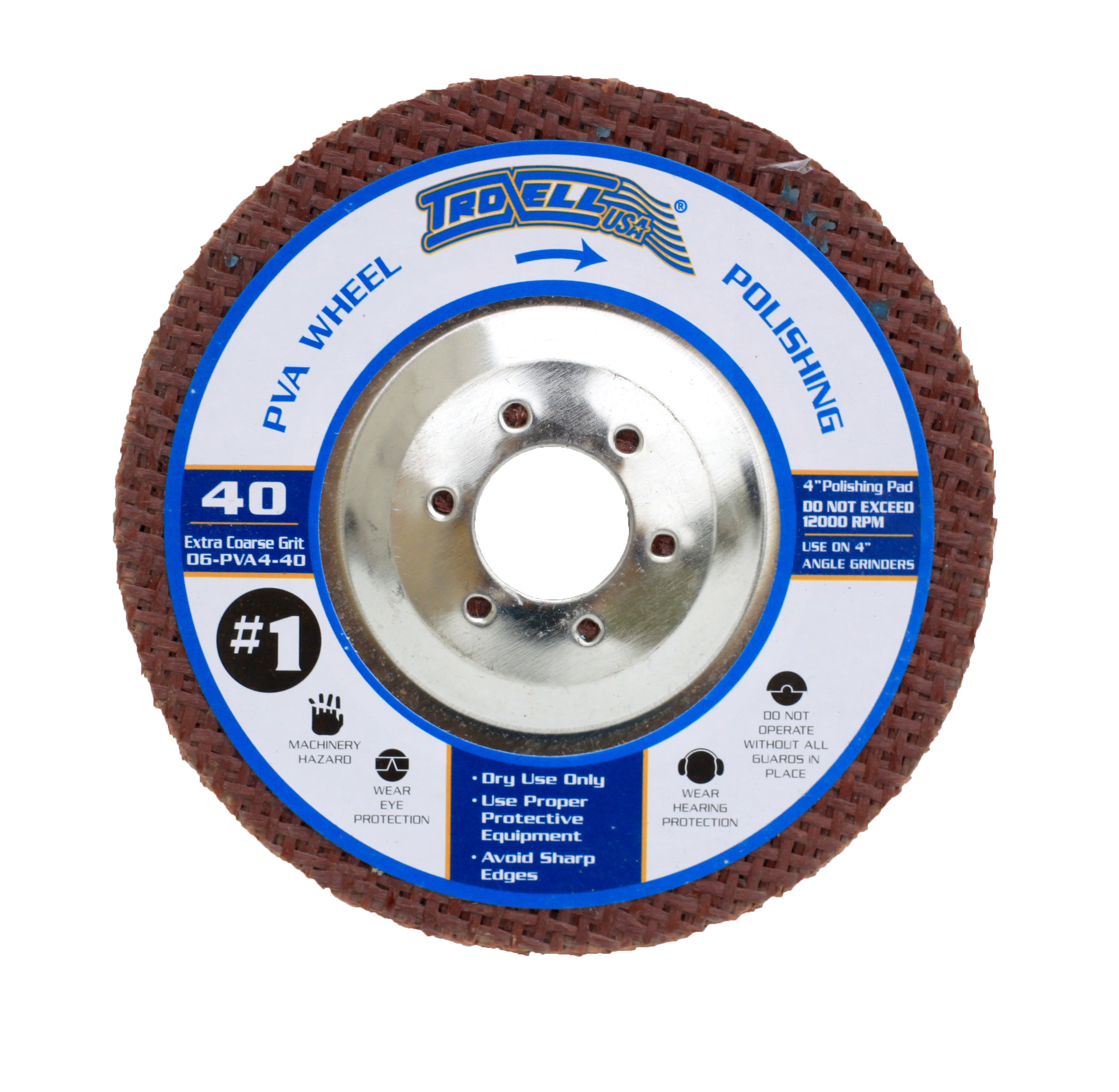 4" PVA Polishing Pad 40 Grit