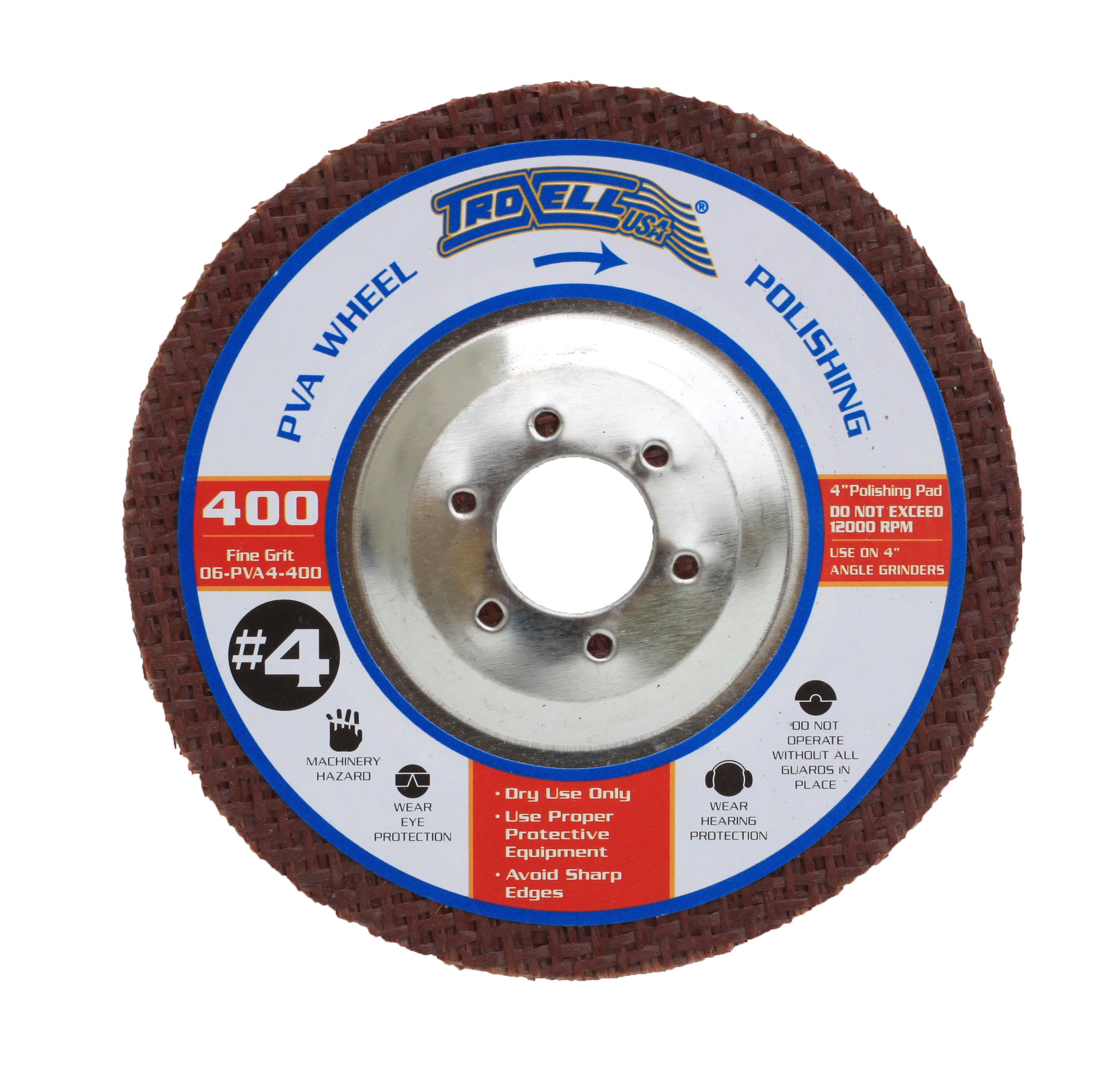 4" PVA Polishing Pad 400 Grit
