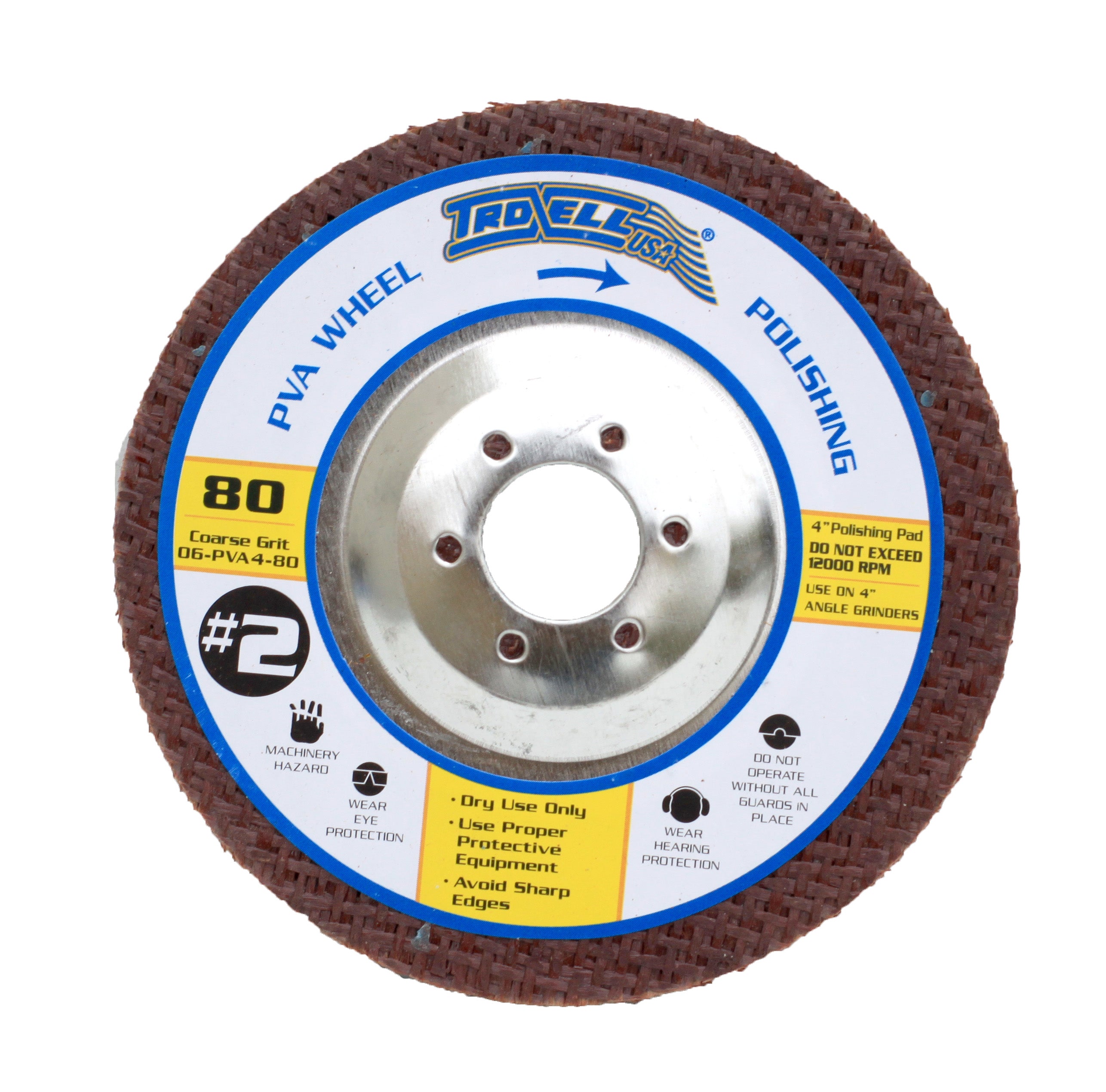 4" PVA Polishing Pad 80 Grit