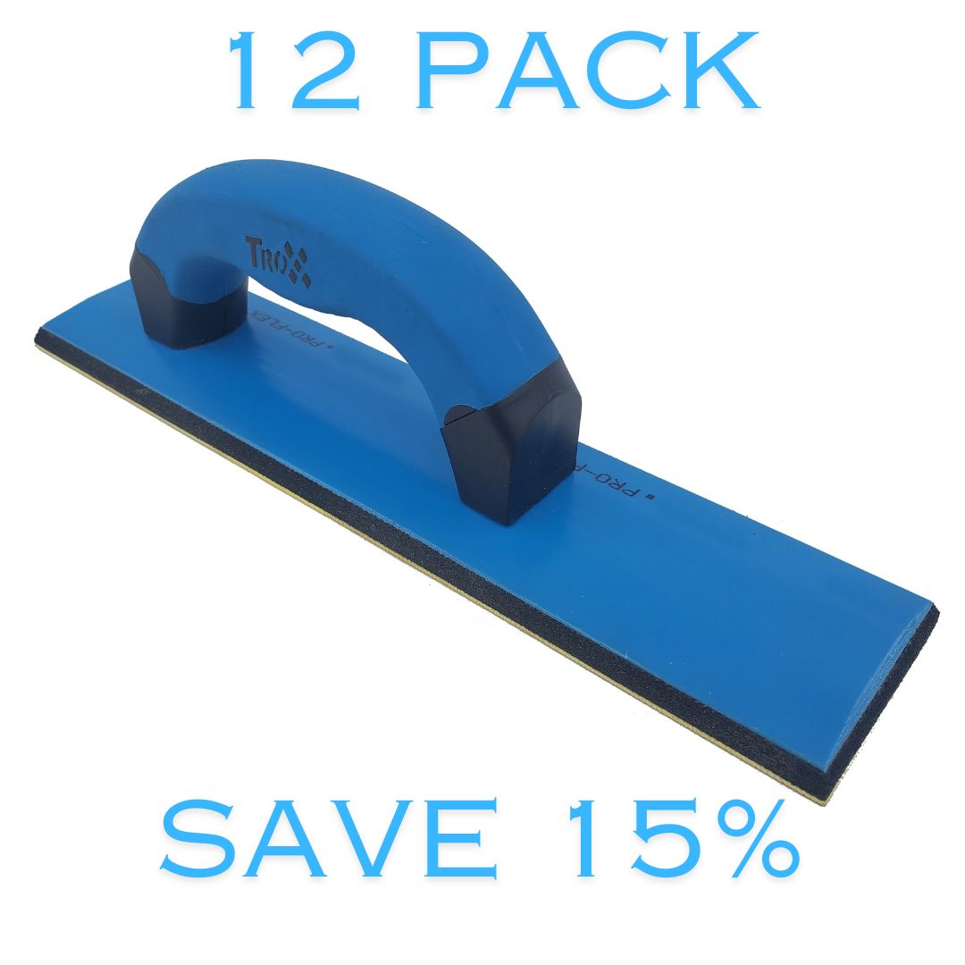 3" x 12" Pro-Grade Base & Cove Grout Float - 12 Pack ($14.41 ea)
