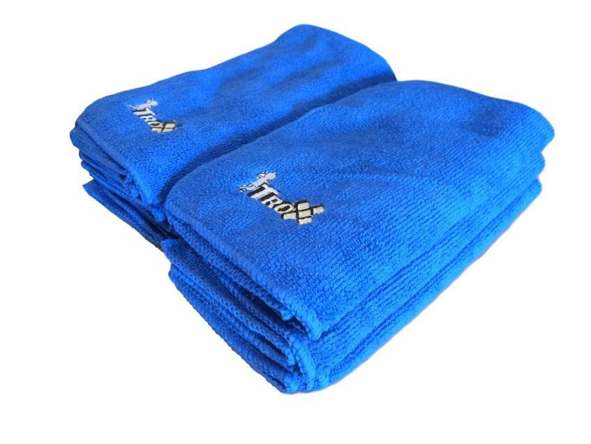 Large Microfiber Towels 18" x 18" - 6 Pack