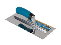 1/8" Square Notch Stainless Steel Trowel