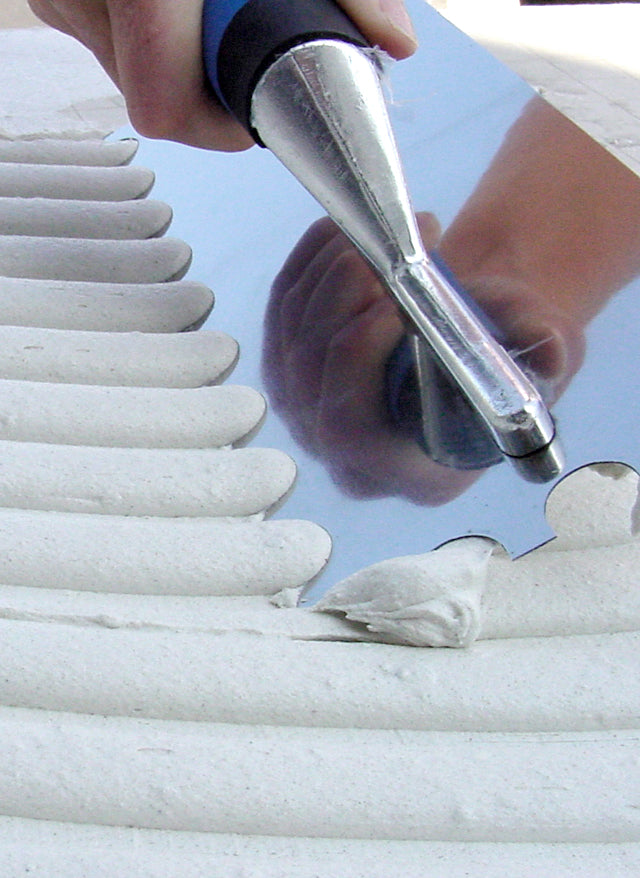 5/8" U Notch Stainless Steel Trowel