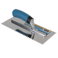 11/64" Square Notch Stainless Steel Trowel
