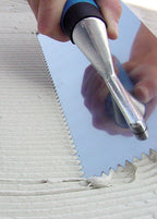 1/4" V Notch Stainless Steel Trowel