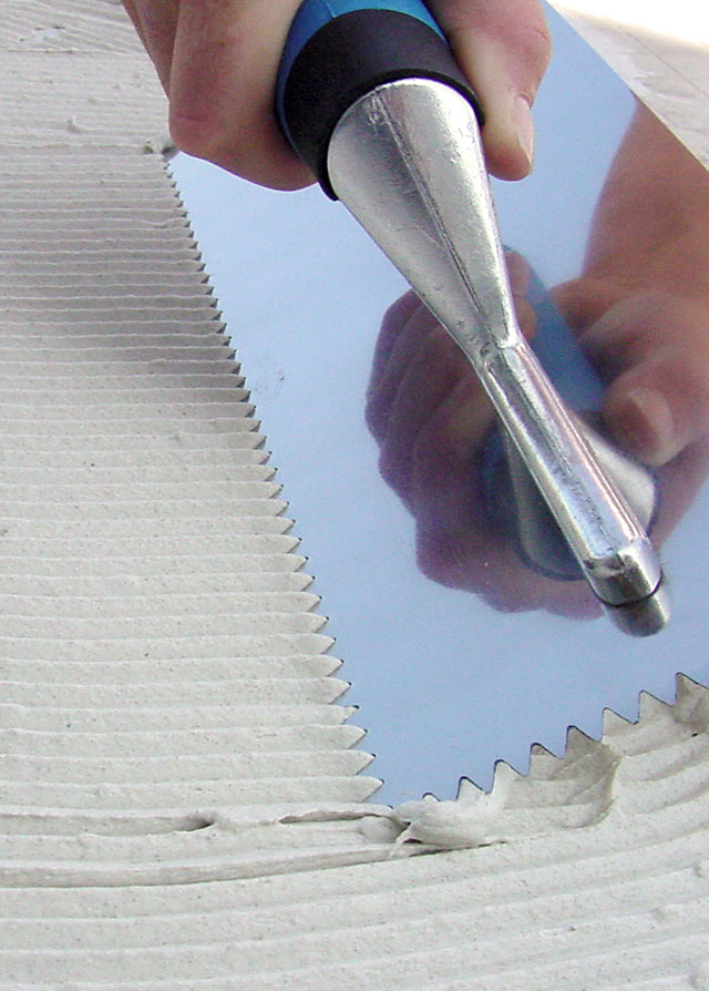 1/4" V Notch Stainless Steel Trowel
