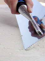 3/16" V Notch Stainless Steel Trowel - 12 Pack ($10.95 ea.)