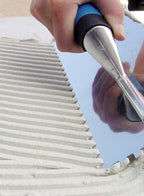 1/4" Square Notch Stainless Steel Trowel