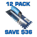 3/8" U Notch Stainless Steel Trowel - 12 Pack ($10.95 ea.)