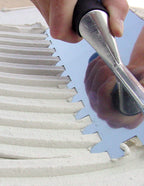 1/2" Square Notch Stainless Steel Trowel