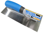 1/16" Square Notch Stainless Steel Trowel - 12 Pack ($10.95 ea.)