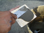 Pro-Grade 1/4" V Notch Margin Trowel