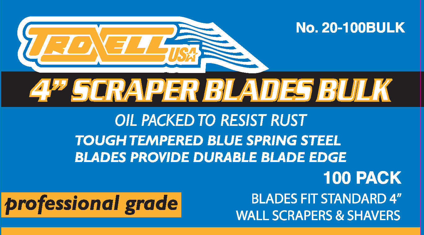 4" REPLACEMENT BLADES - 100 BULK PACK