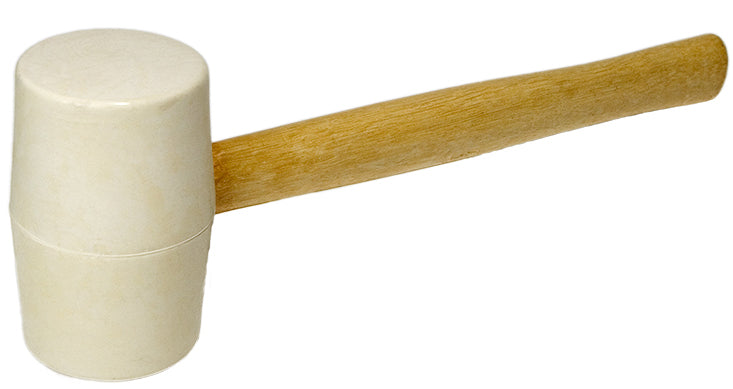 White Rubber Mallet Non-Marring 13 oz
