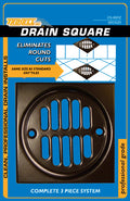 4.5" Bronze Shower Drain Frame Kit