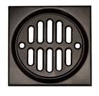 4.5" Bronze Shower Drain Frame Kit