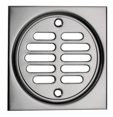 6" Nickel Shower Drain Frame Kit