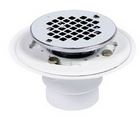 Round PVC Shower Drain with Snap Screen