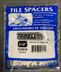 3/16" Regular Spacers 150/bag
