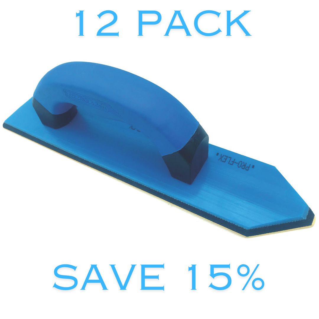 3" x 12" Pro-Grade Beveled End Grout Float - 12 Pack ($14.41 ea)