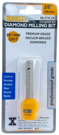 DIAMOND CYLINDER MILLING BIT - 3/8" 10mm