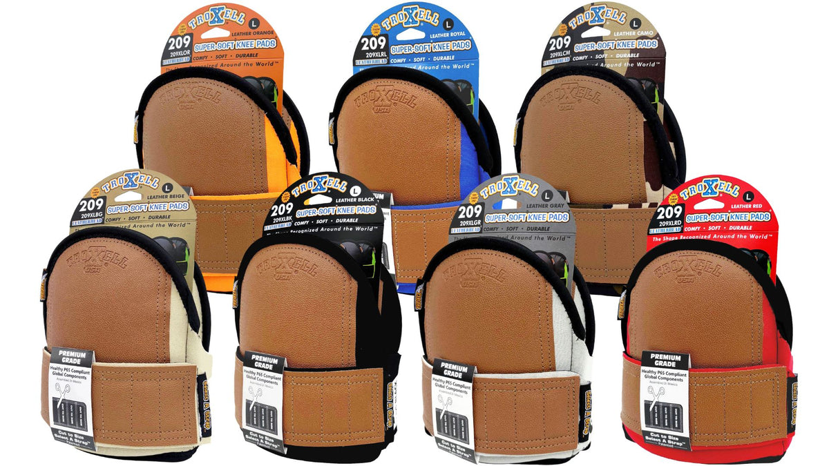 Super-Soft Leatherhead Large Kneepads